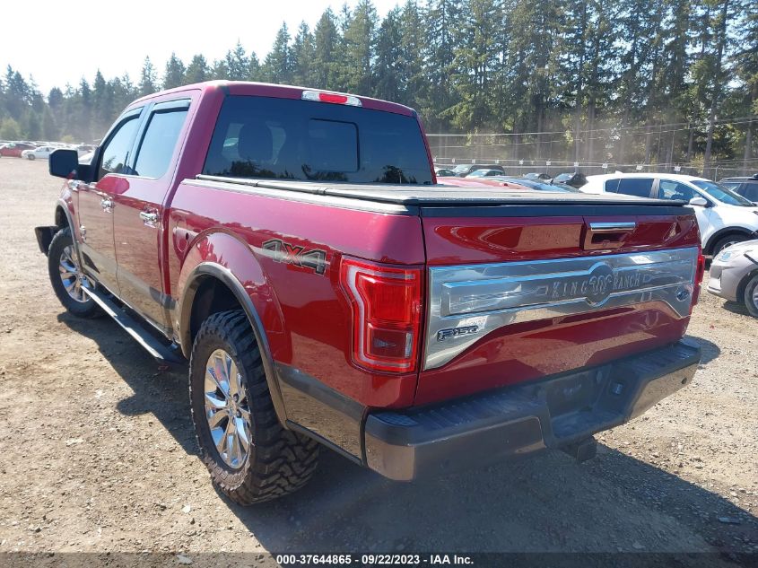 2016 FORD F-150 XLT/XL/LARIAT/PLATINUM - 1FTEW1EG9GFC67791