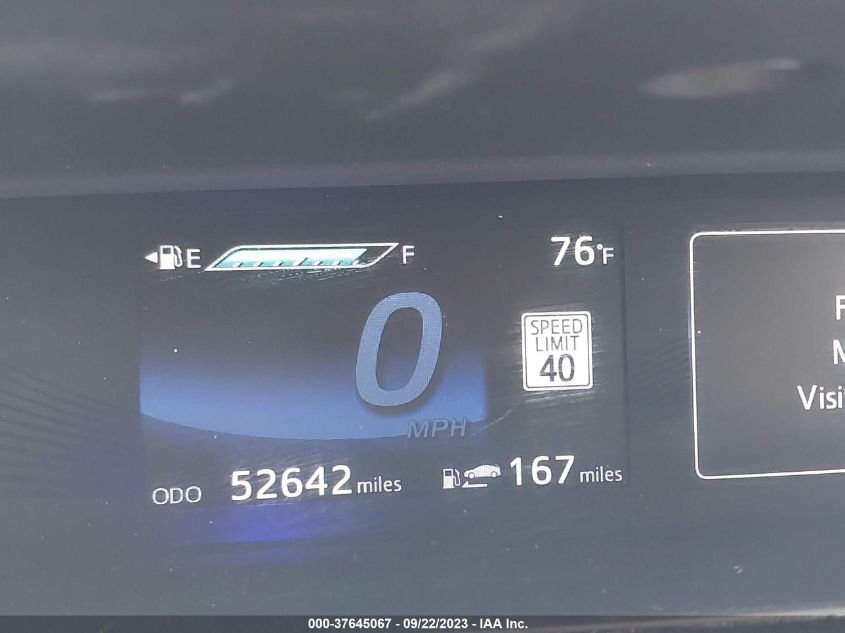 VIN JTDBVRBD9KA005788 Toyota Mirai   2019 7