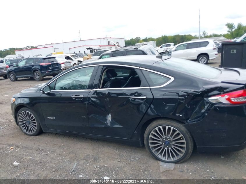 2018 FORD FUSION HYBRID TITANIUM/PLATINUM - 3FA6P0RU5JR247971