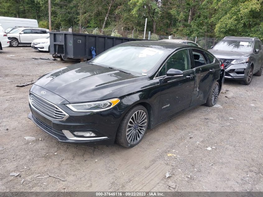 2018 FORD FUSION HYBRID TITANIUM/PLATINUM - 3FA6P0RU5JR247971