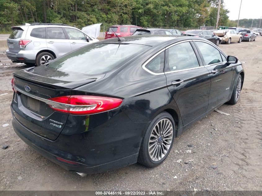 2018 FORD FUSION HYBRID TITANIUM/PLATINUM - 3FA6P0RU5JR247971