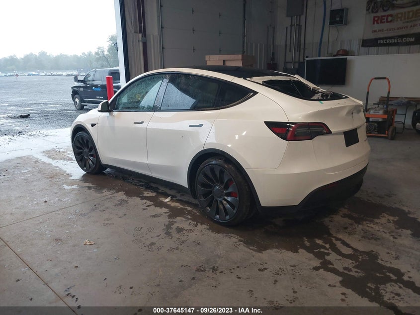 VIN 7SAYGDEF0PF843018 2023 TESLA MODEL Y PERFORMANCE