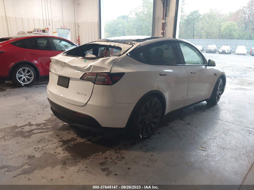 VIN 7SAYGDEF0PF843018 2023 TESLA MODEL Y PERFORMANCE