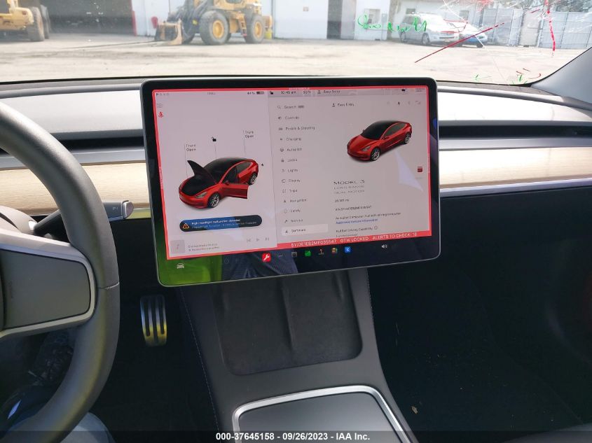 2021 TESLA MODEL 3 LONG RANGE - 5YJ3E1EB2MF035547