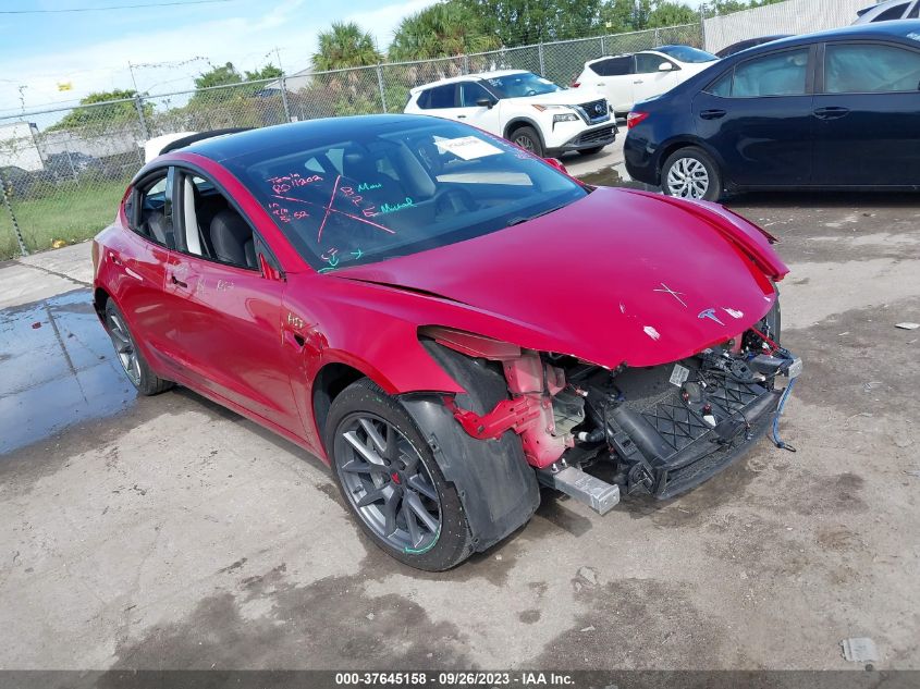 2021 TESLA MODEL 3 LONG RANGE - 5YJ3E1EB2MF035547