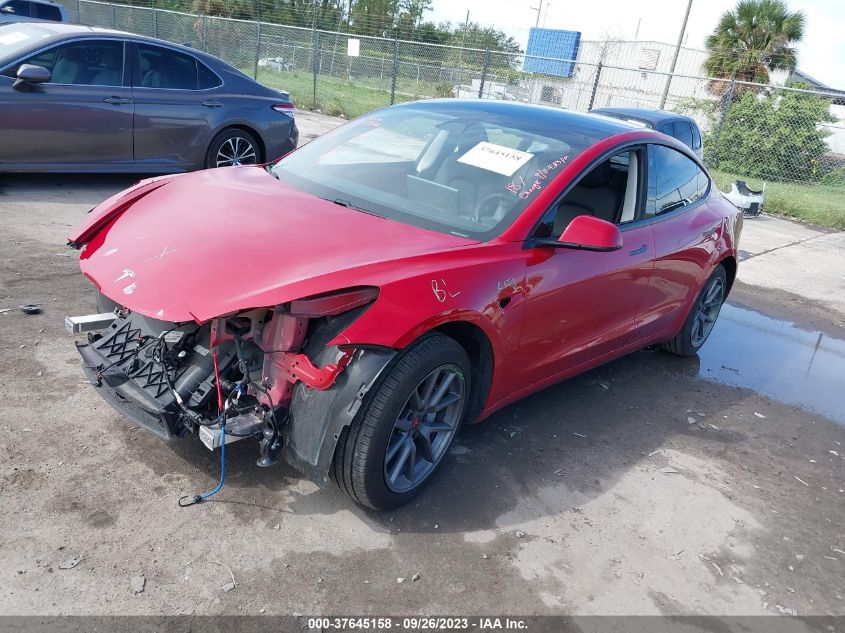 2021 TESLA MODEL 3 LONG RANGE - 5YJ3E1EB2MF035547