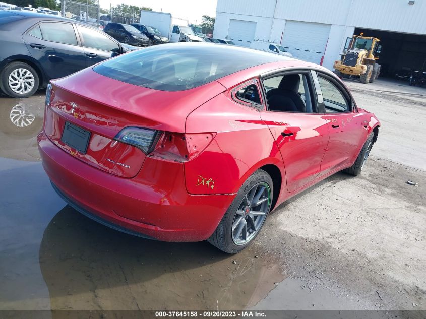 2021 TESLA MODEL 3 LONG RANGE - 5YJ3E1EB2MF035547