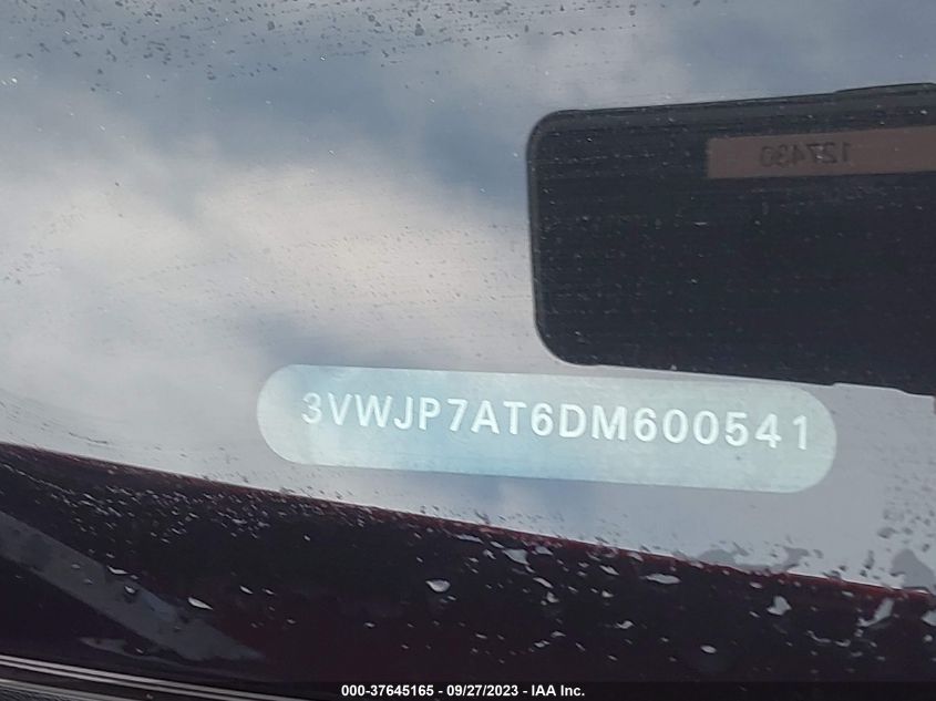 2013 VOLKSWAGEN BEETLE COUPE 2.5L - 3VWJP7AT6DM600541