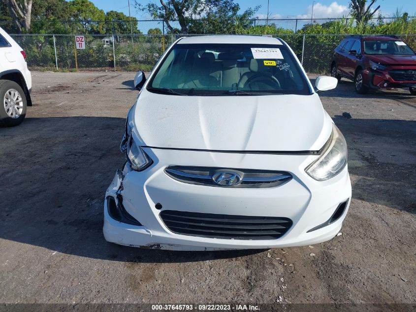 2016 HYUNDAI ACCENT SE - KMHCT5AE9GU255370