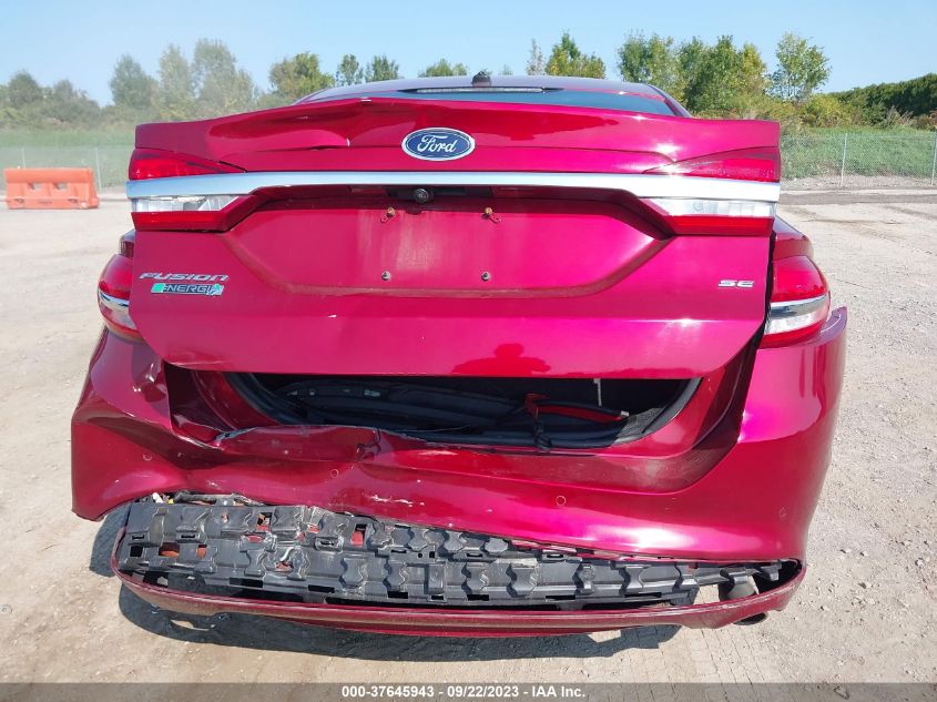 2017 FORD FUSION ENERGI SE - 3FA6P0PUXHR160726