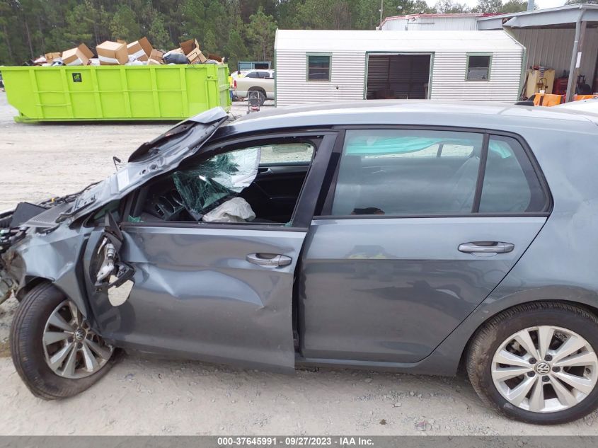 2015 VOLKSWAGEN GOLF TDI S - 3VW2A7AU2FM041345