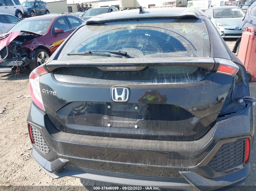 2018 HONDA CIVIC HATCHBACK EX SHHFK7H54JU211278