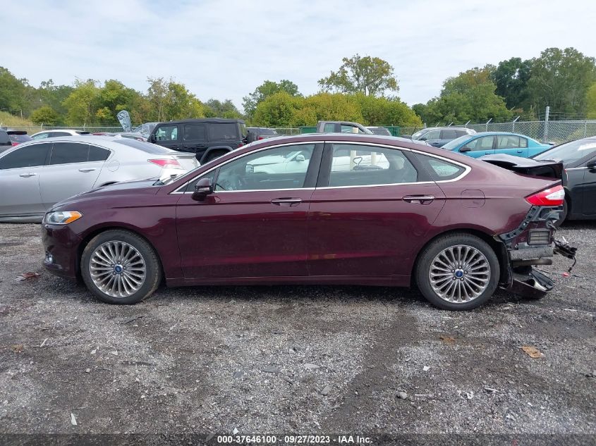2013 FORD FUSION TITANIUM - 3FA6P0K95DR244935