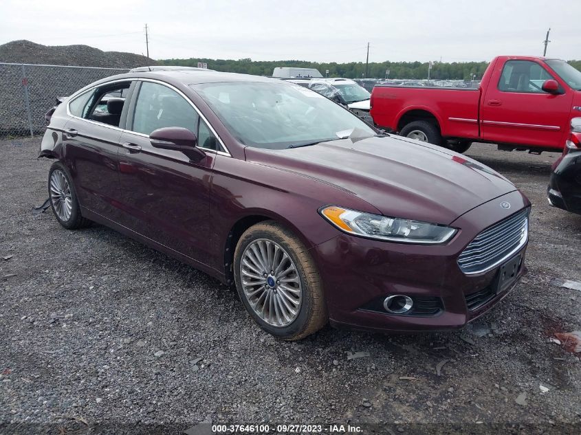 2013 FORD FUSION TITANIUM - 3FA6P0K95DR244935