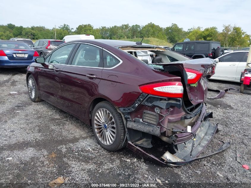 2013 FORD FUSION TITANIUM - 3FA6P0K95DR244935