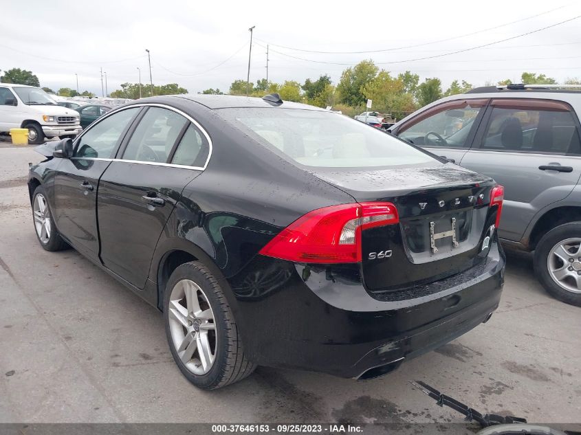 2014 VOLVO S60 T5 - YV1612FS1E2290816