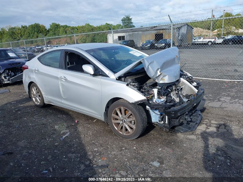 2015 HYUNDAI ELANTRA SE - KMHDH4AEXFU452451