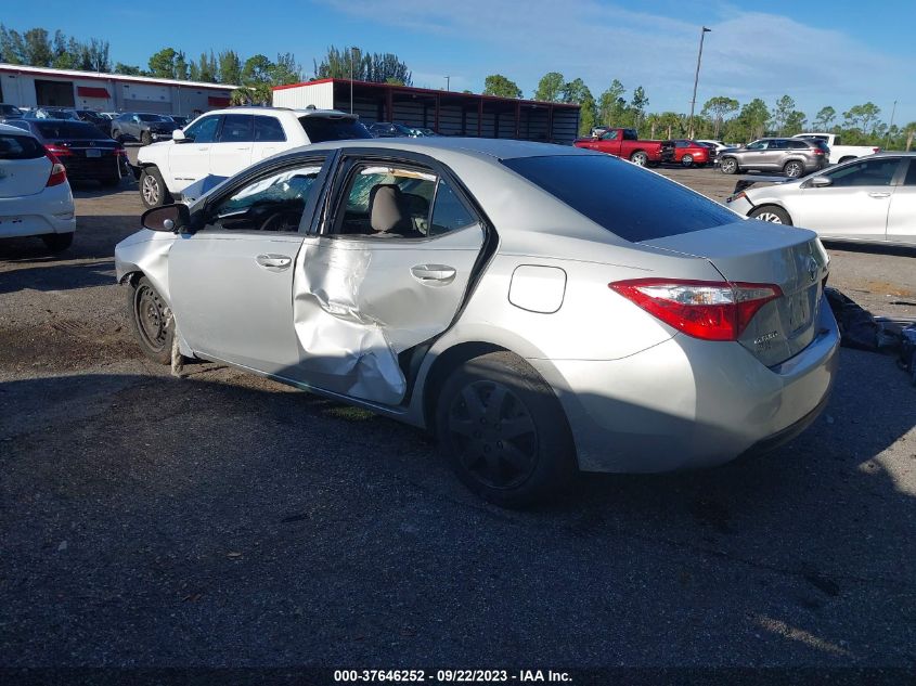 2016 TOYOTA COROLLA L/LE/LE PLS/PRM/S/S PLS - 2T1BURHE3GC574691