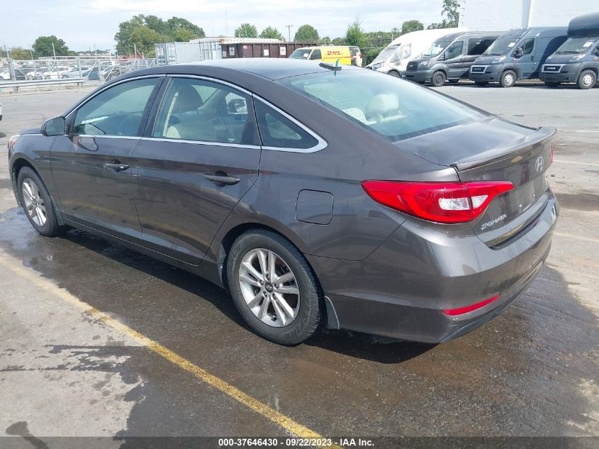 2016 HYUNDAI SONATA 2.4L SE - 5NPE24AF8GH404560