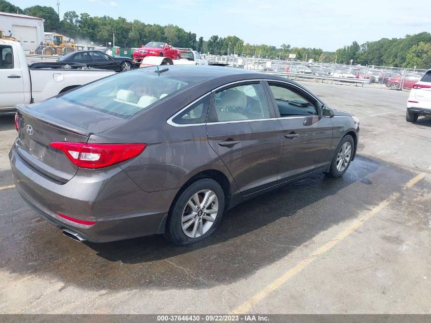 2016 HYUNDAI SONATA 2.4L SE - 5NPE24AF8GH404560