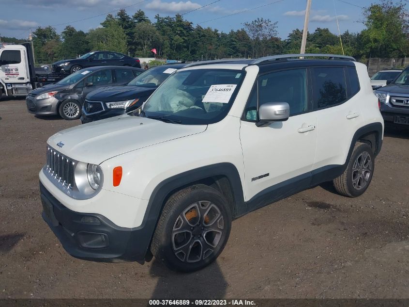 2016 JEEP RENEGADE LIMITED - ZACCJBDT1GPC62754