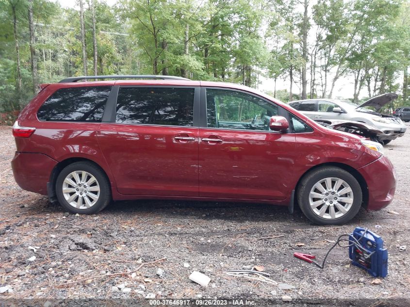 2015 TOYOTA SIENNA LTD/XLE/XLE PREMIUM - 5TDDK3DC0FS100025