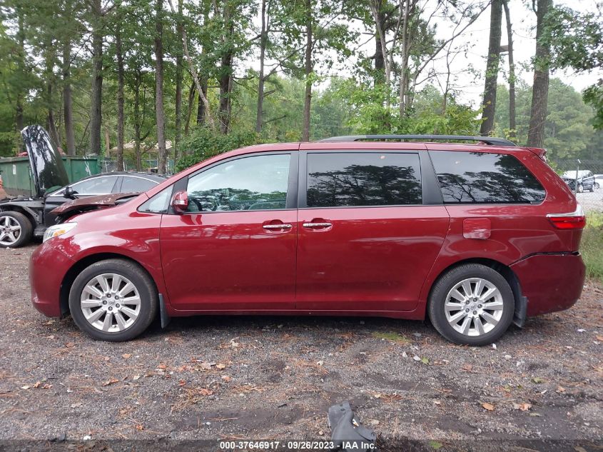 2015 TOYOTA SIENNA LTD/XLE/XLE PREMIUM - 5TDDK3DC0FS100025