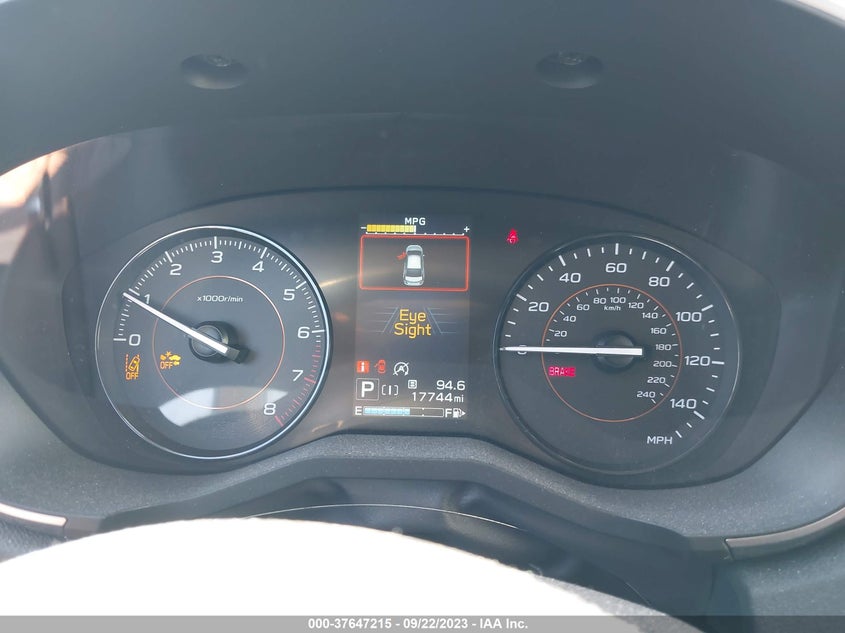 VIN JF2GTAPC6N8224847 2022 SUBARU CROSSTREK PREMIUM