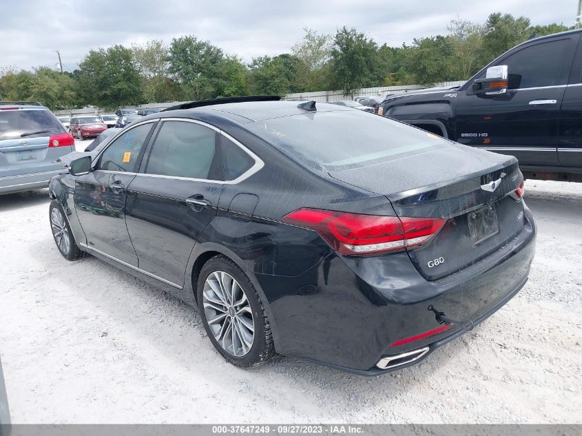 2017 GENESIS G80 3.8L - KMHGN4JE2HU168143