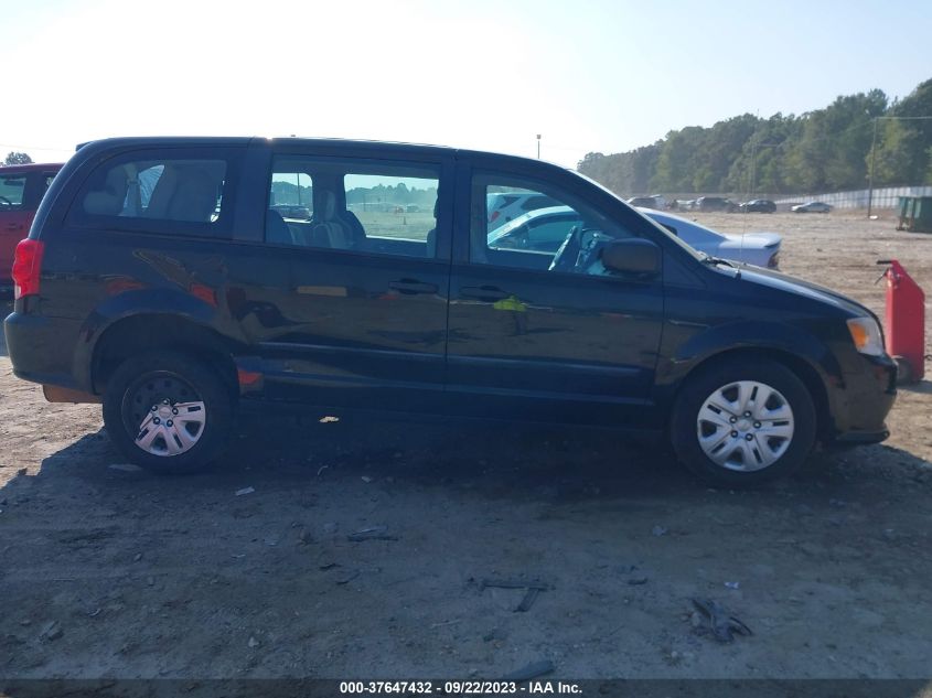 2014 DODGE GRAND CARAVAN AMERICAN VALUE PKG - 2C4RDGBG9ER452900