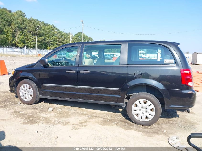 2014 DODGE GRAND CARAVAN AMERICAN VALUE PKG - 2C4RDGBG9ER452900