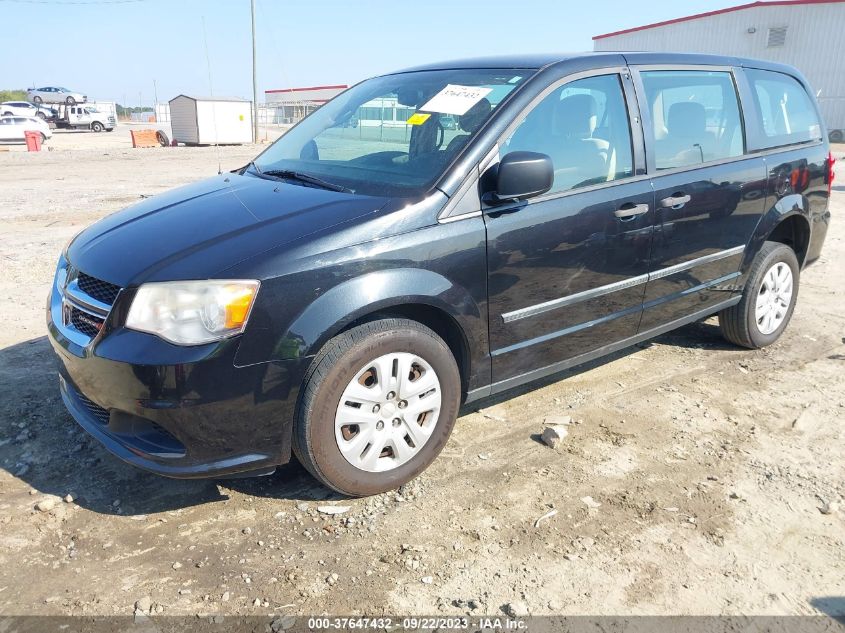 2014 DODGE GRAND CARAVAN AMERICAN VALUE PKG - 2C4RDGBG9ER452900