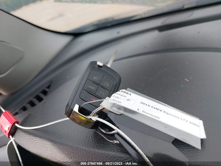 2015 CHEVROLET EQUINOX LT - 2GNFLGEK4F6319574