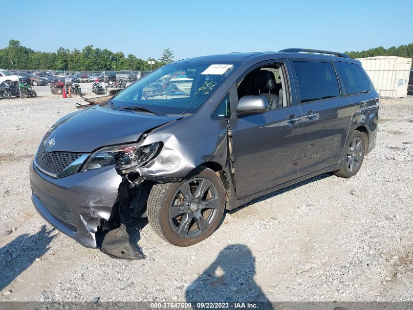 2017 TOYOTA SIENNA SE - 5TDXZ3DC3HS893901
