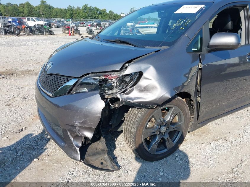 2017 TOYOTA SIENNA SE - 5TDXZ3DC3HS893901