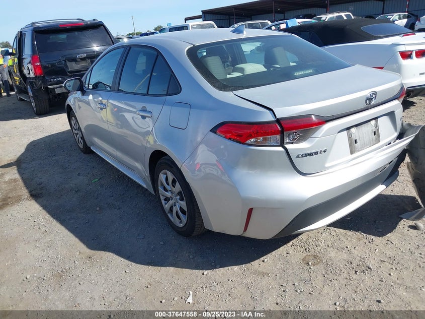 VIN 5YFEPMAE2NP303183 2022 TOYOTA COROLLA LE