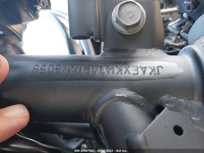 VIN JKAEXKH14PDAN8056 2023 KAWASAKI EX400