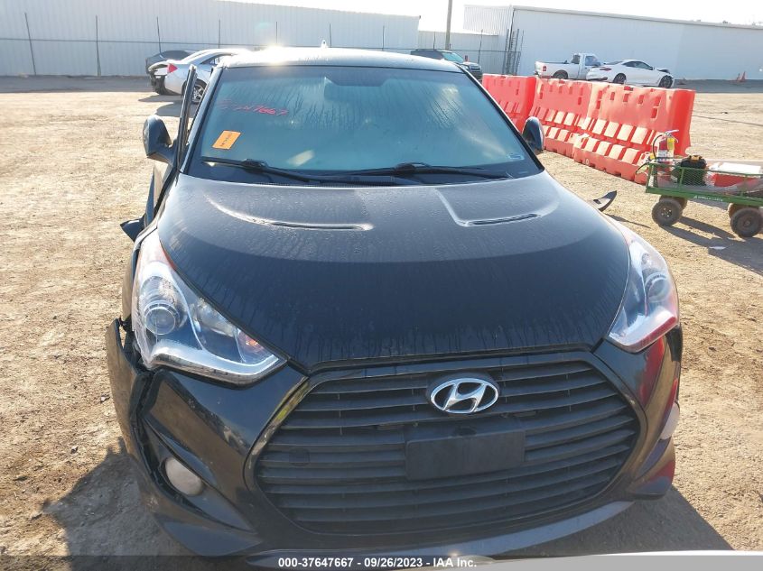 2014 HYUNDAI VELOSTER TURBO - KMHTC6AE7EU201696