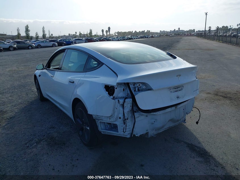 VIN 5YJ3E1EBXMF001064 2021 TESLA MODEL 3 LONG RANGE