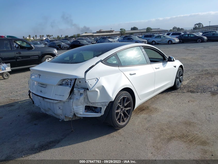 VIN 5YJ3E1EBXMF001064 2021 TESLA MODEL 3 LONG RANGE