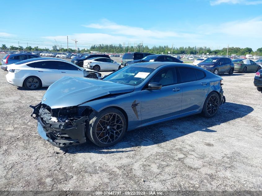 2022 BMW M8 GRAN COUPE COMPETITION GRAN COUPE WBSGV0C06NCJ86850