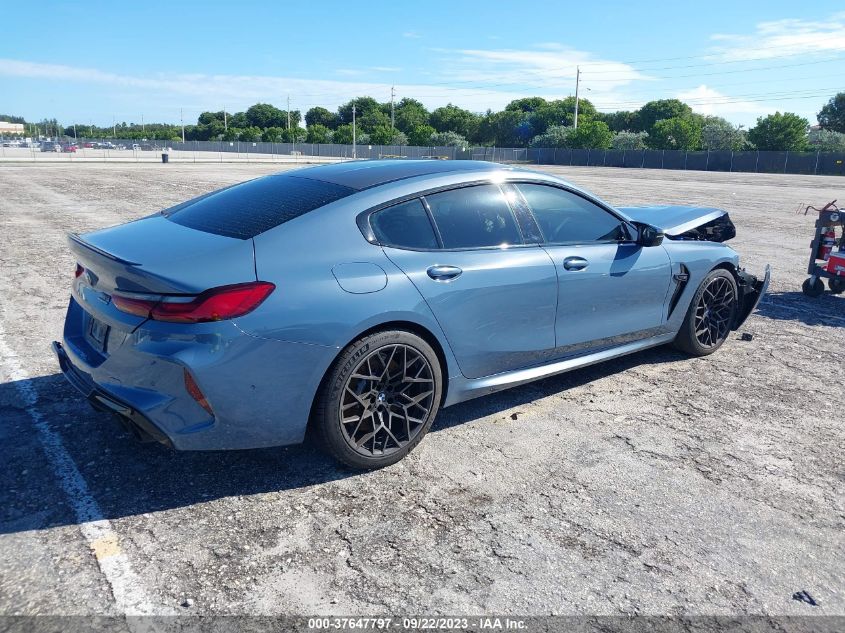 2022 BMW M8 GRAN COUPE COMPETITION GRAN COUPE WBSGV0C06NCJ86850
