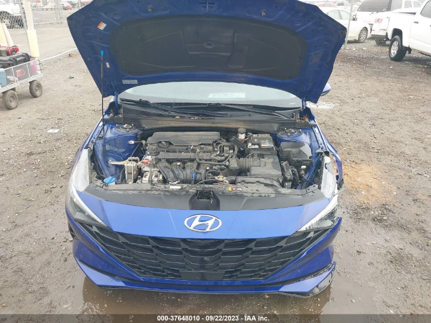 2021 HYUNDAI ELANTRA SEL - KMHLS4AG0MU095180