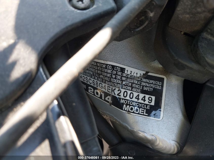 2014 HONDA GL1800 G - JH2SC68G4EK200449