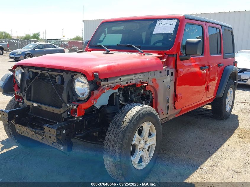 1C4HJXDN1MW507197 Jeep Wrangler UNLIMITED SPORT S 2