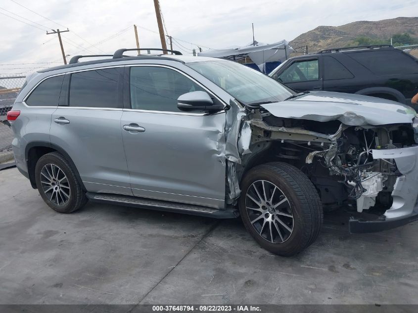 2018 TOYOTA HIGHLANDER SE/XLE - 5TDKZRFH6JS288296