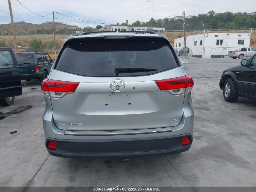 2018 TOYOTA HIGHLANDER SE/XLE - 5TDKZRFH6JS288296