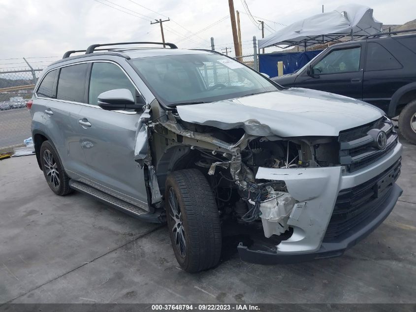 2018 TOYOTA HIGHLANDER SE/XLE - 5TDKZRFH6JS288296