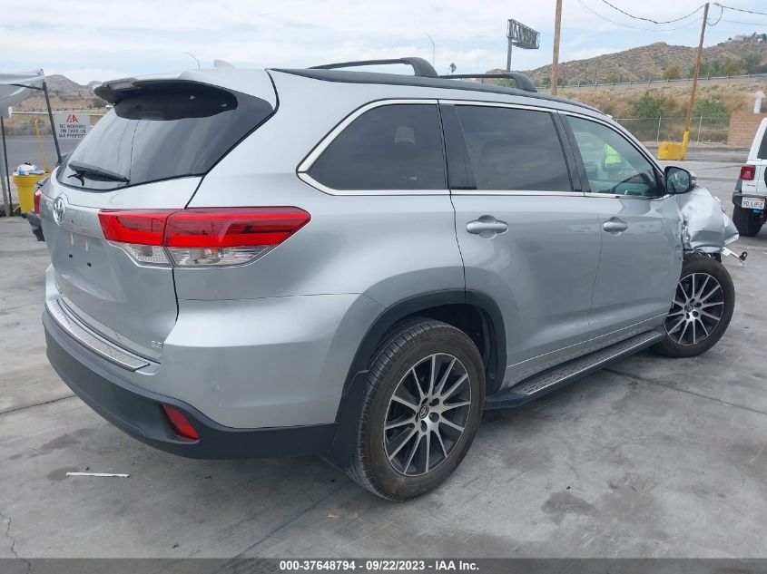 2018 TOYOTA HIGHLANDER SE/XLE - 5TDKZRFH6JS288296