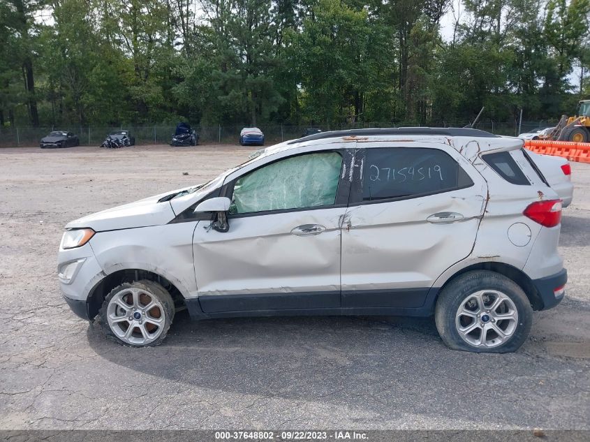 2019 FORD ECOSPORT SE MAJ3S2GE0KC303842